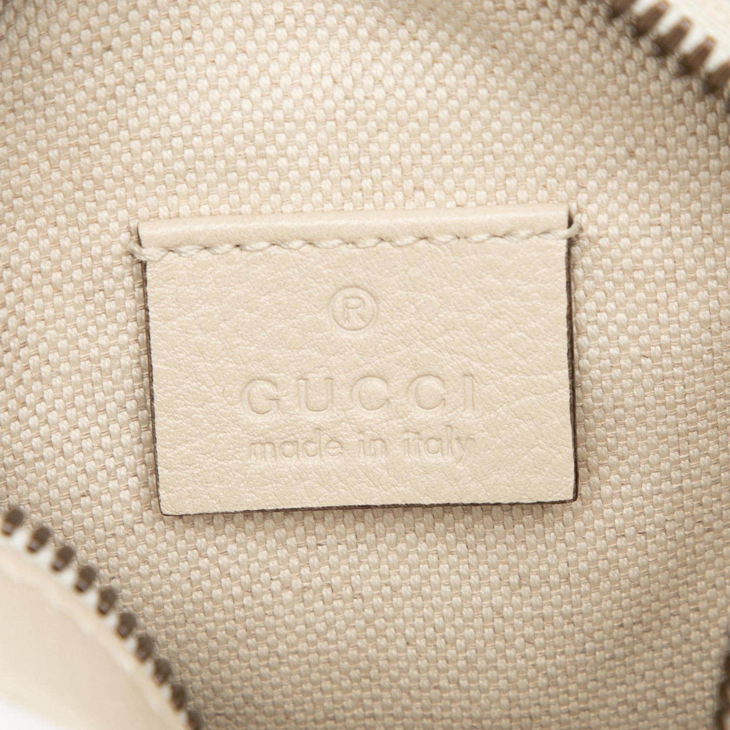 Gucci Mini Grained Calfskin Logo Crossbody