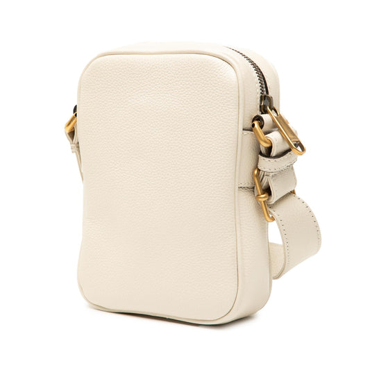 Gucci Mini Grained Calfskin Logo Crossbody