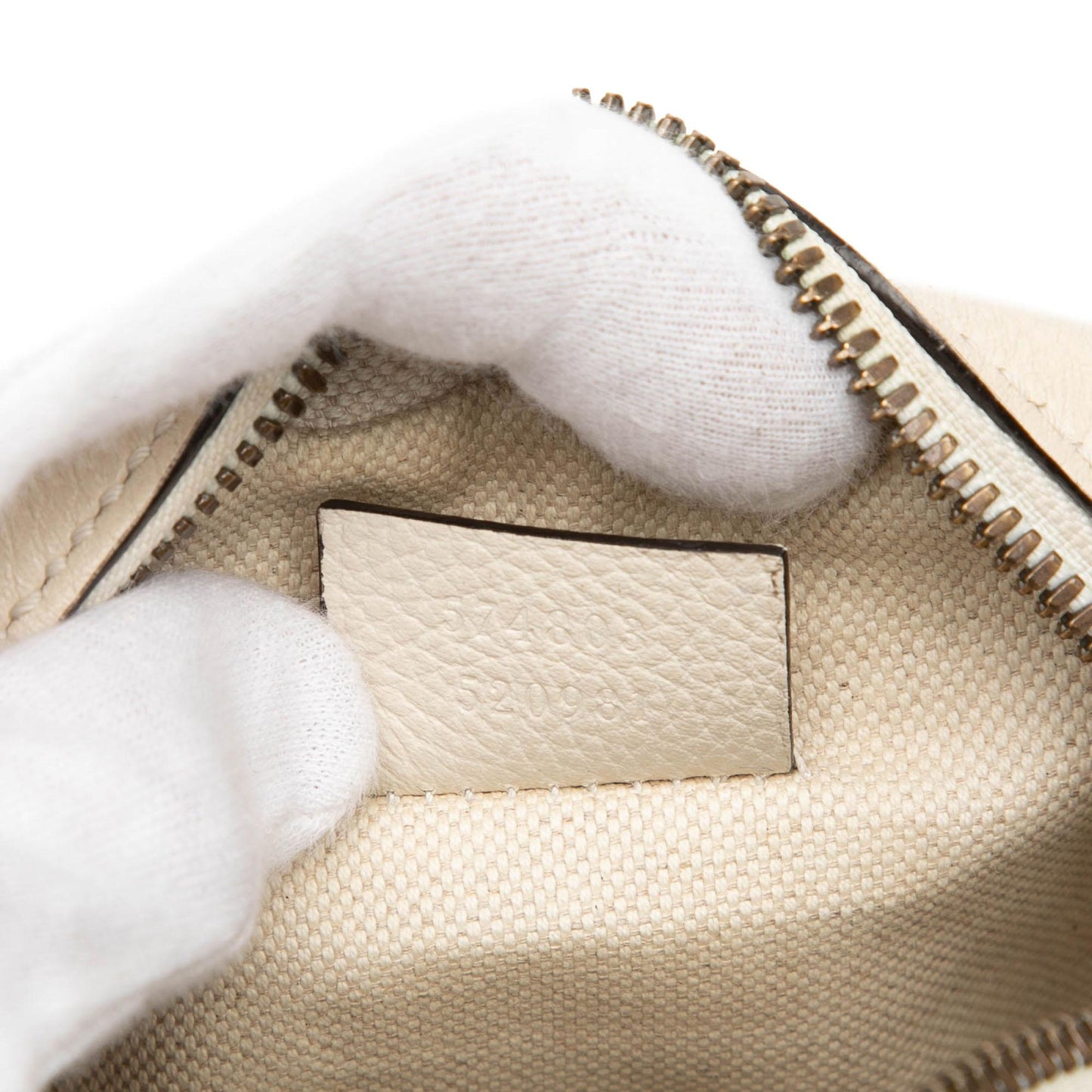 Gucci Mini Grained Calfskin Logo Crossbody