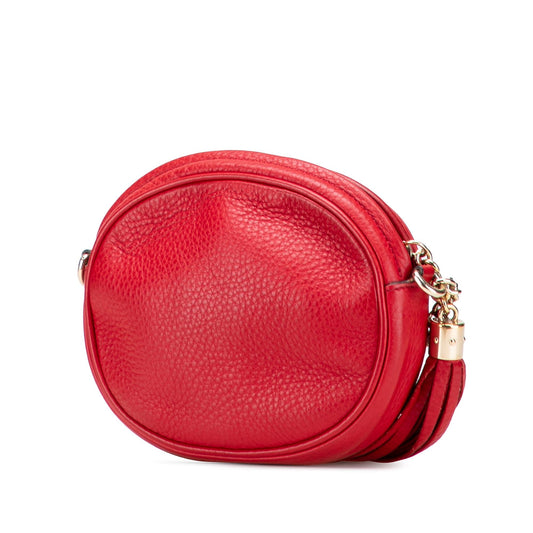 Gucci Mini Pebbled Calfskin Soho Chain Crossbody