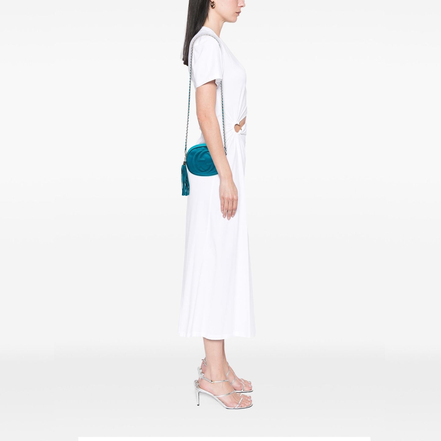 Gucci Mini Pebbled Calfskin Soho Chain Crossbody