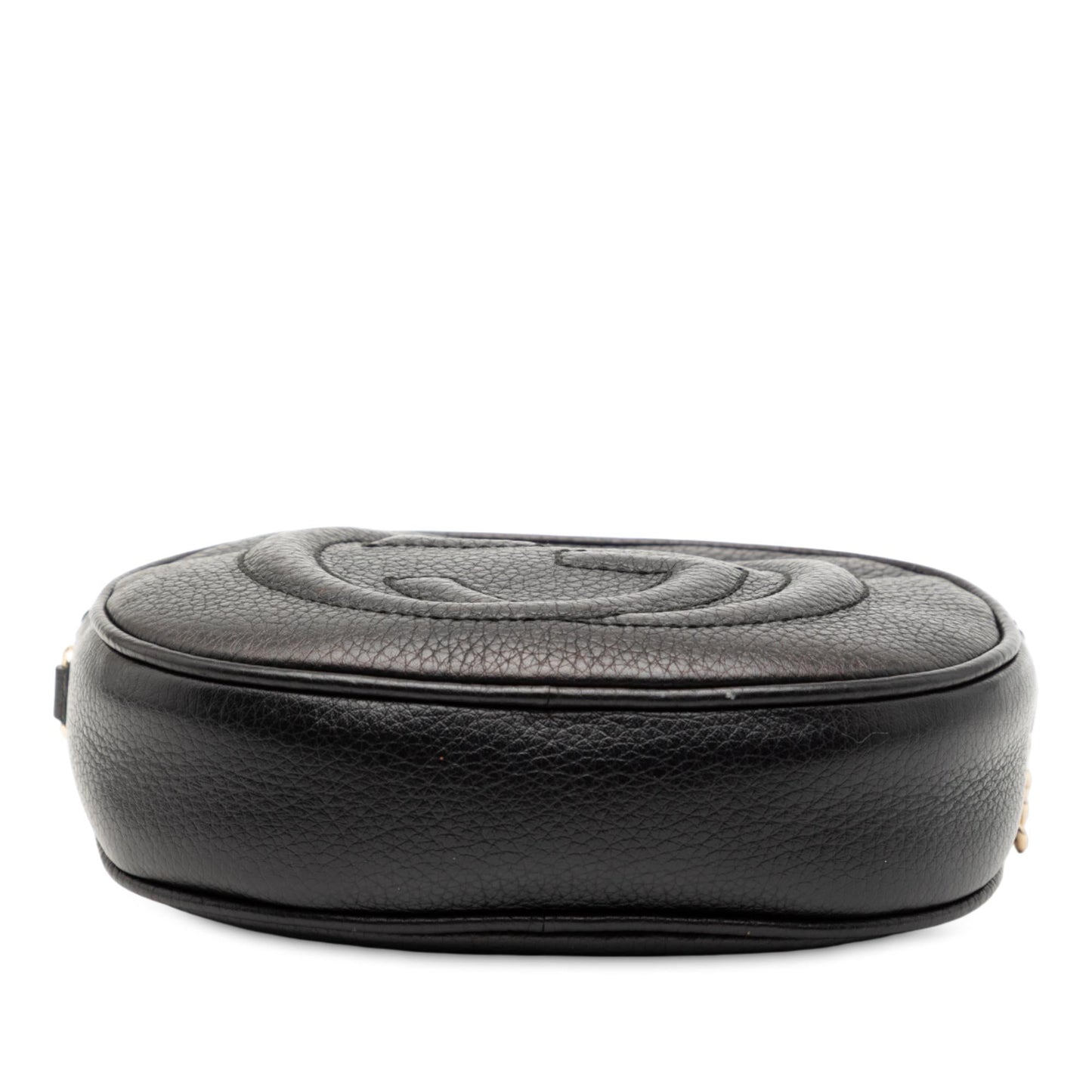 Gucci Mini Pebbled Calfskin Soho Chain Crossbody