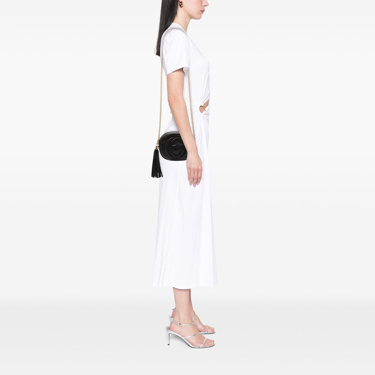 Gucci Mini Pebbled Calfskin Soho Chain Crossbody