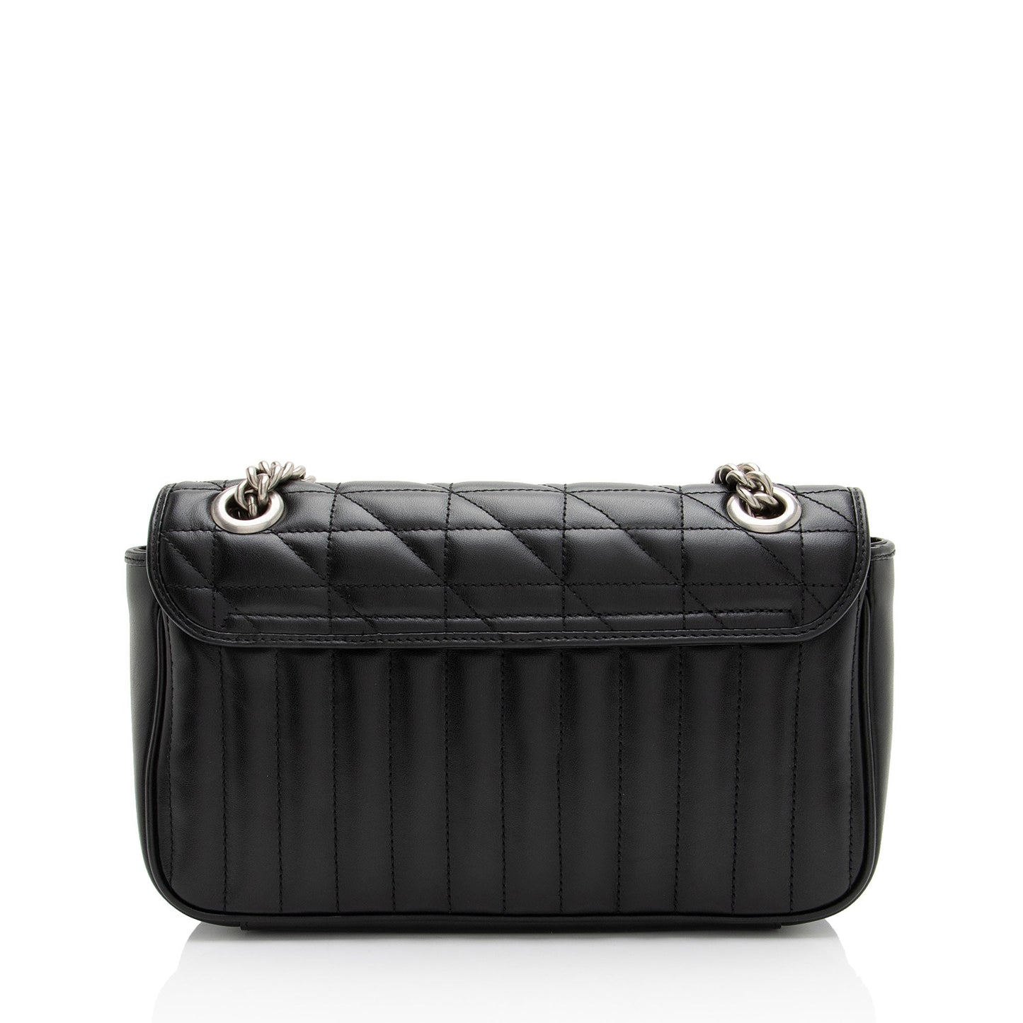 Gucci Mixed Matelasse Leather GG Marmont Aria Medium Flap Bag
