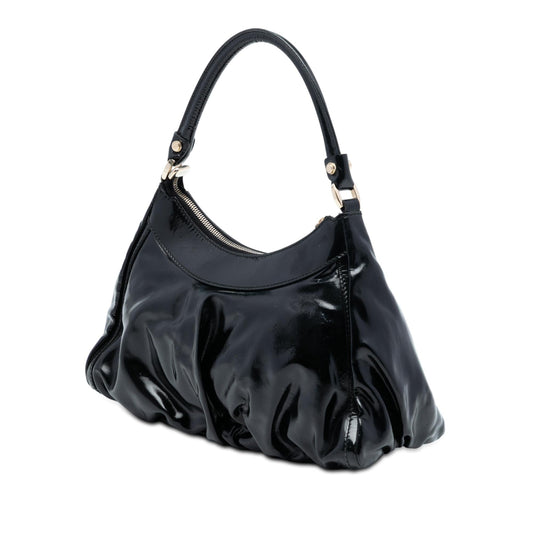 Gucci Patent Abbey D Ring Handbag