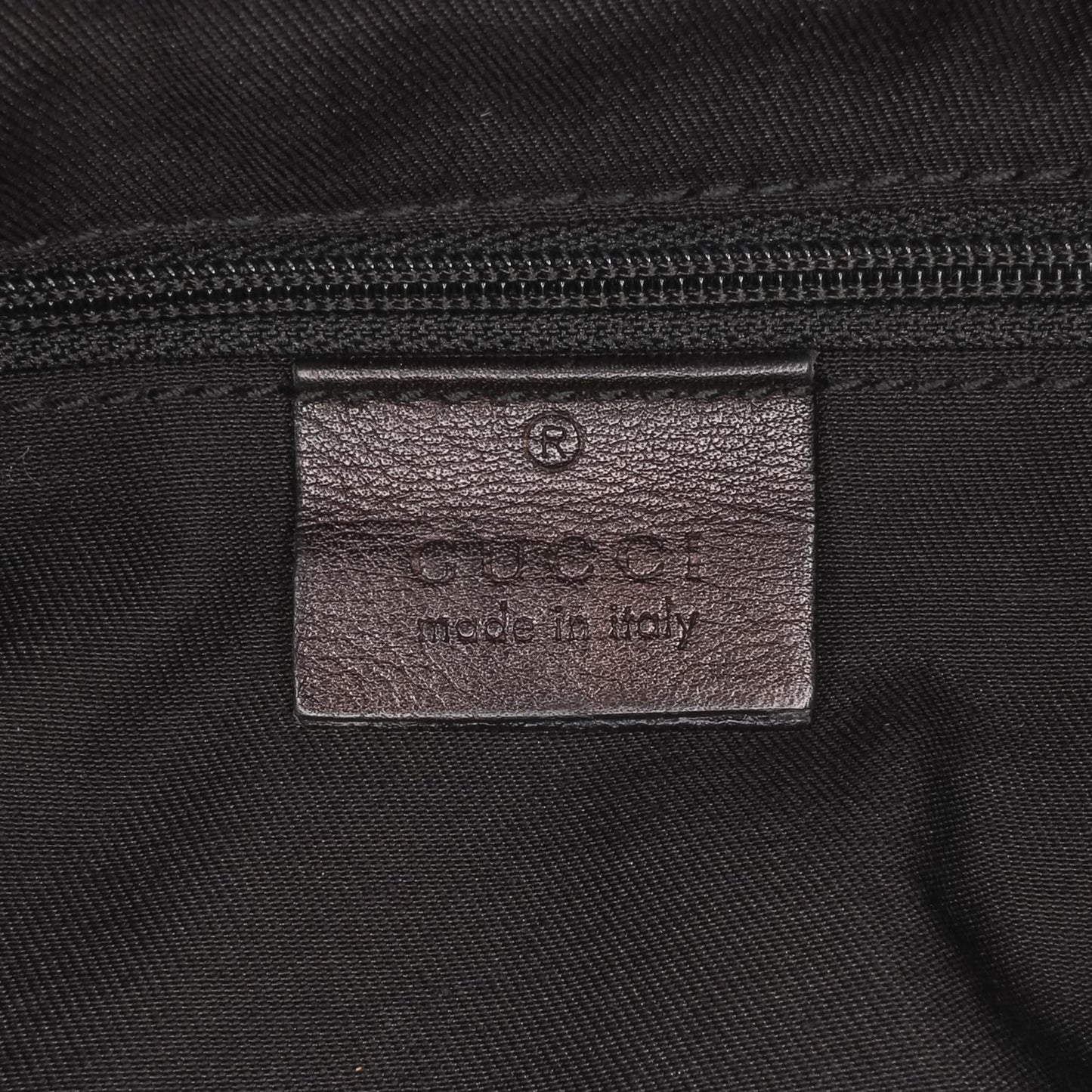 Gucci Patent Abbey D Ring Shoulder Bag