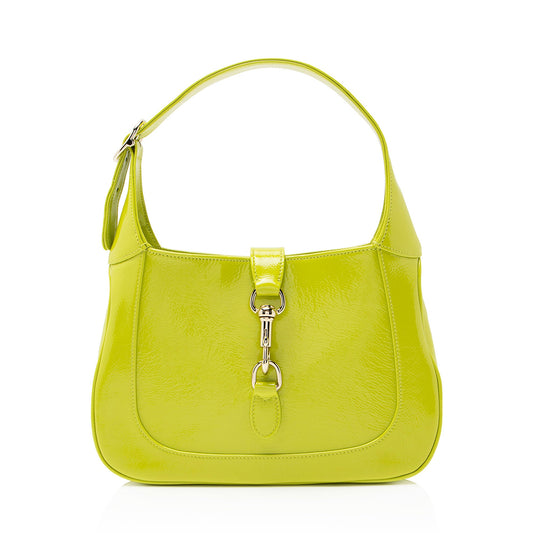 Gucci Patent Leather Jackie Small Shoulder Bag