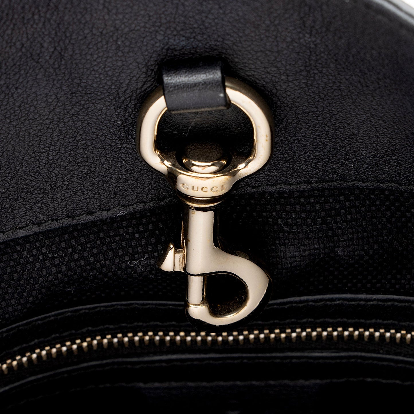 Gucci Patent Leather Soho Medium Shoulder Bag