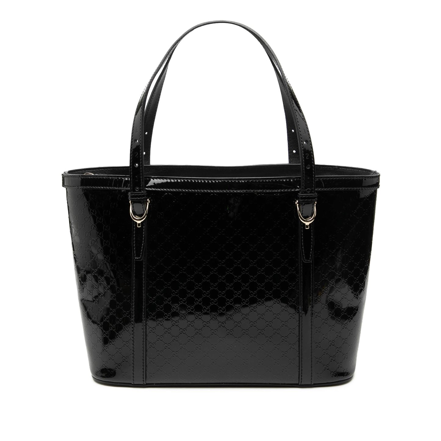 Gucci Patent Microguccissima Nice Tote