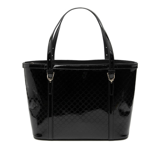 Gucci Patent Microguccissima Nice Tote