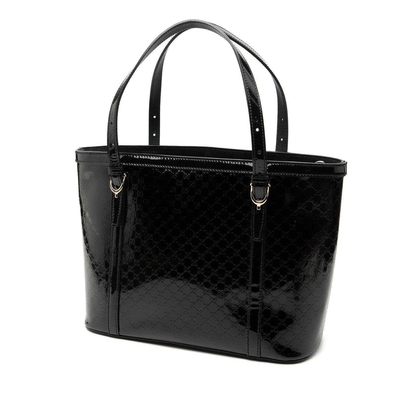 Gucci Patent Microguccissima Nice Tote