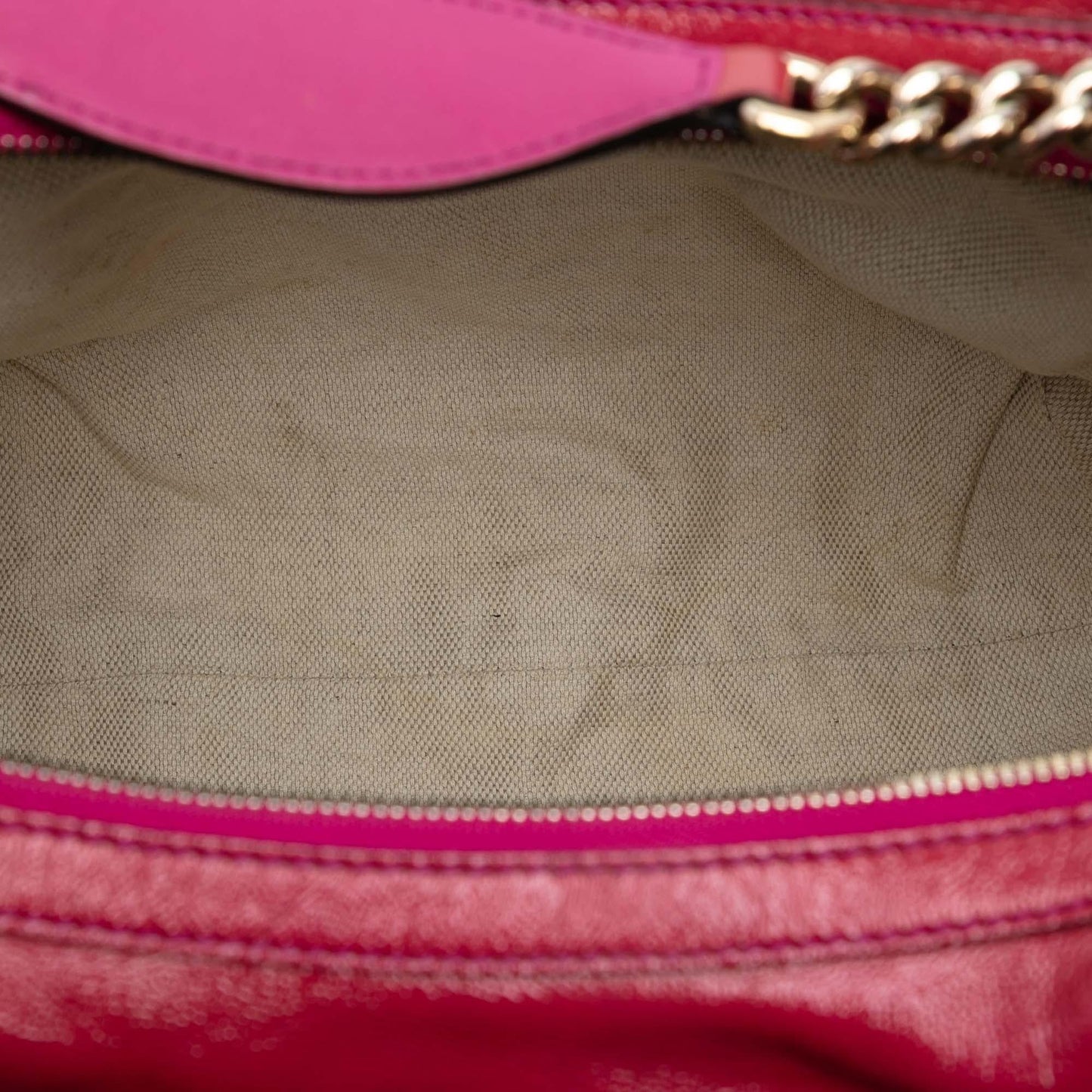 Gucci Patent Soho Shoulder Bag