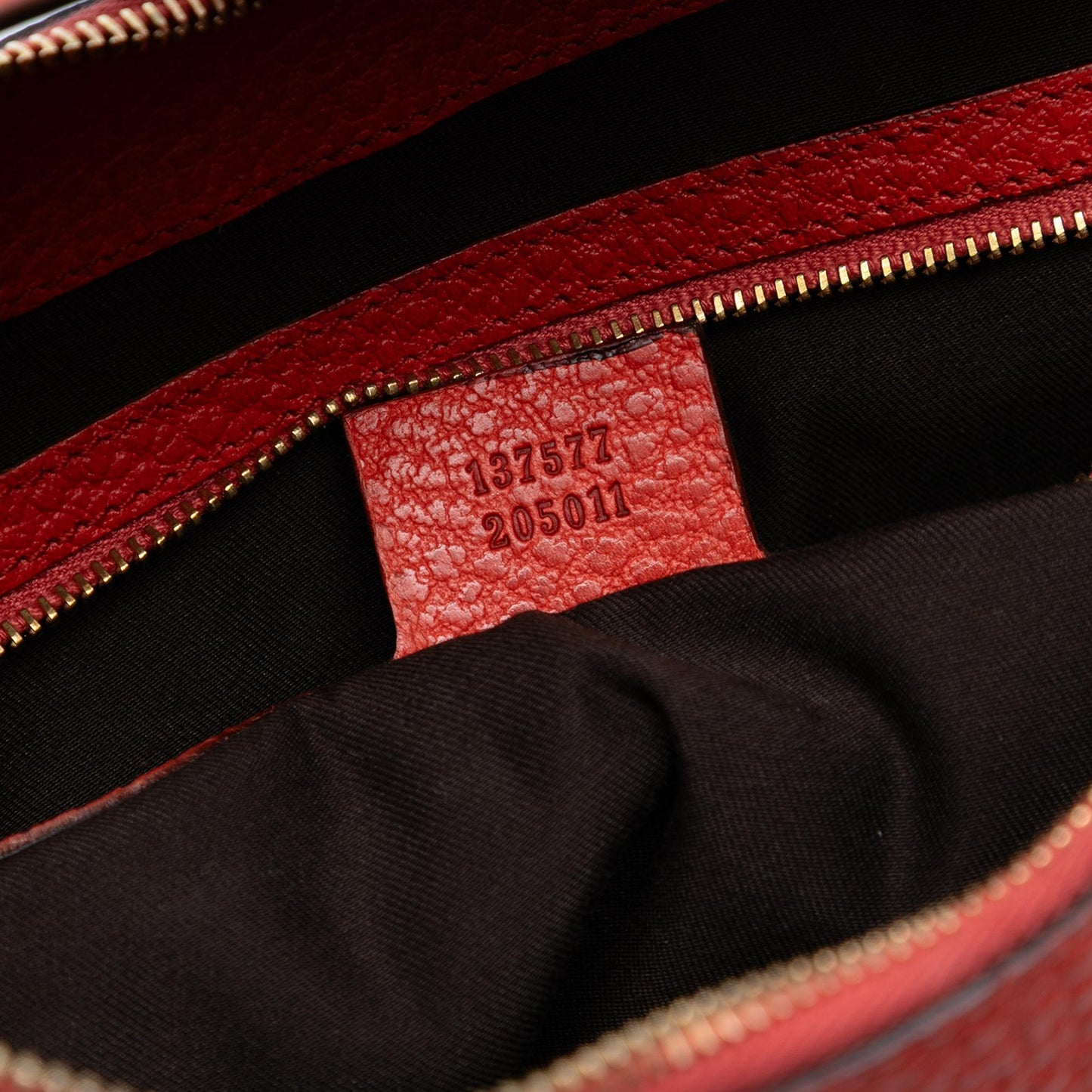 Gucci Pebbled Calfskin Bamboo Ring Hobo