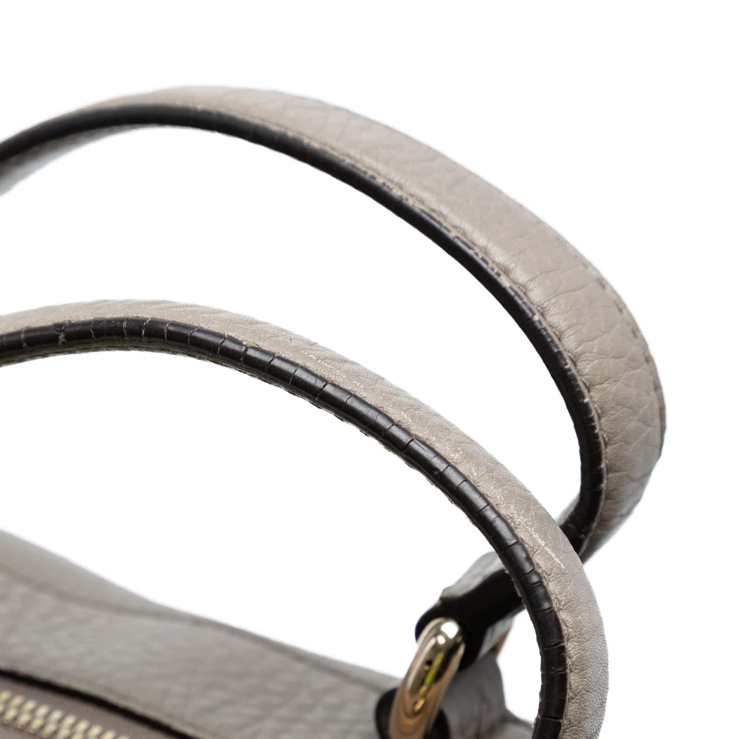 Gucci Pebbled Calfskin Soho Cellarius Boston