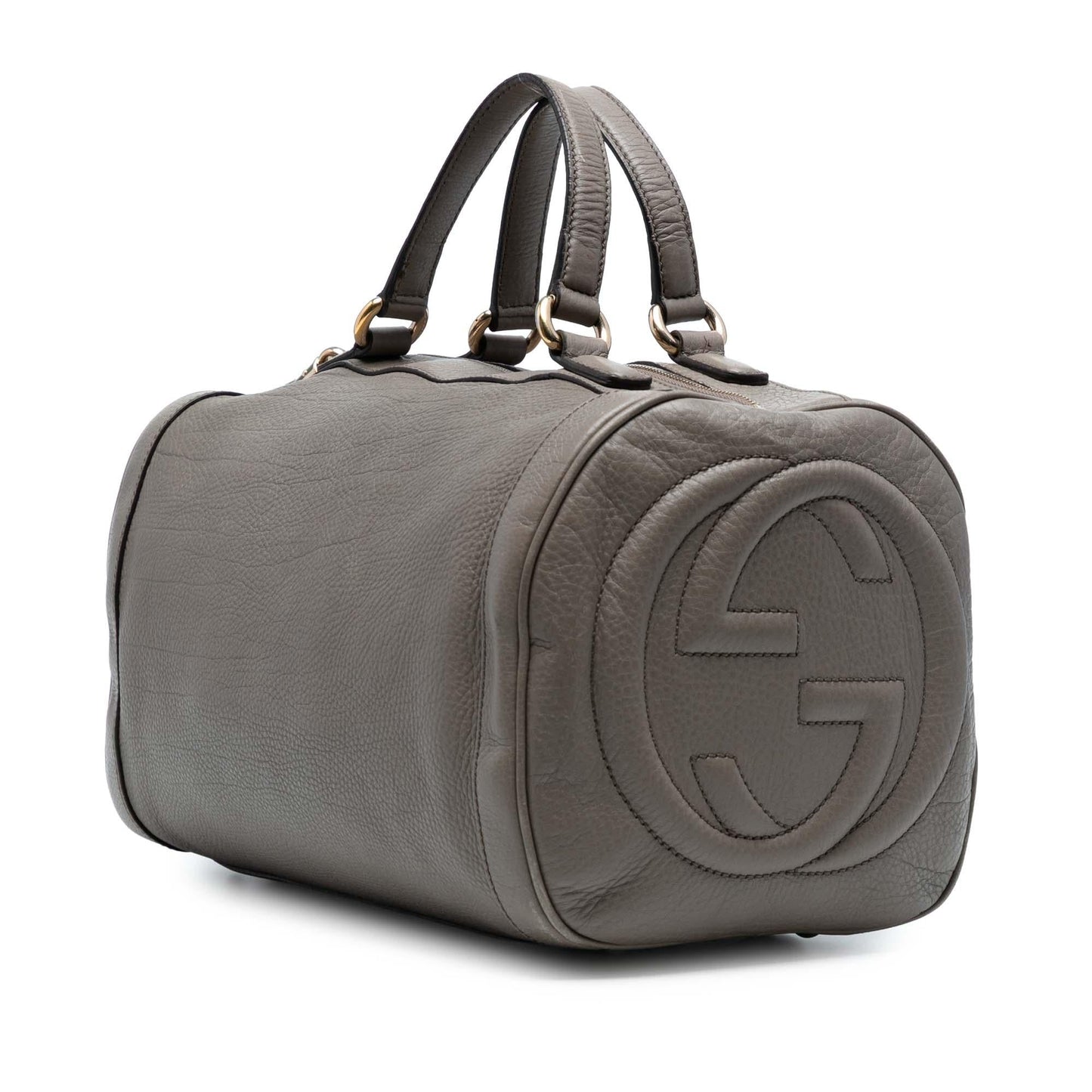 Gucci Pebbled Calfskin Soho Cellarius Boston