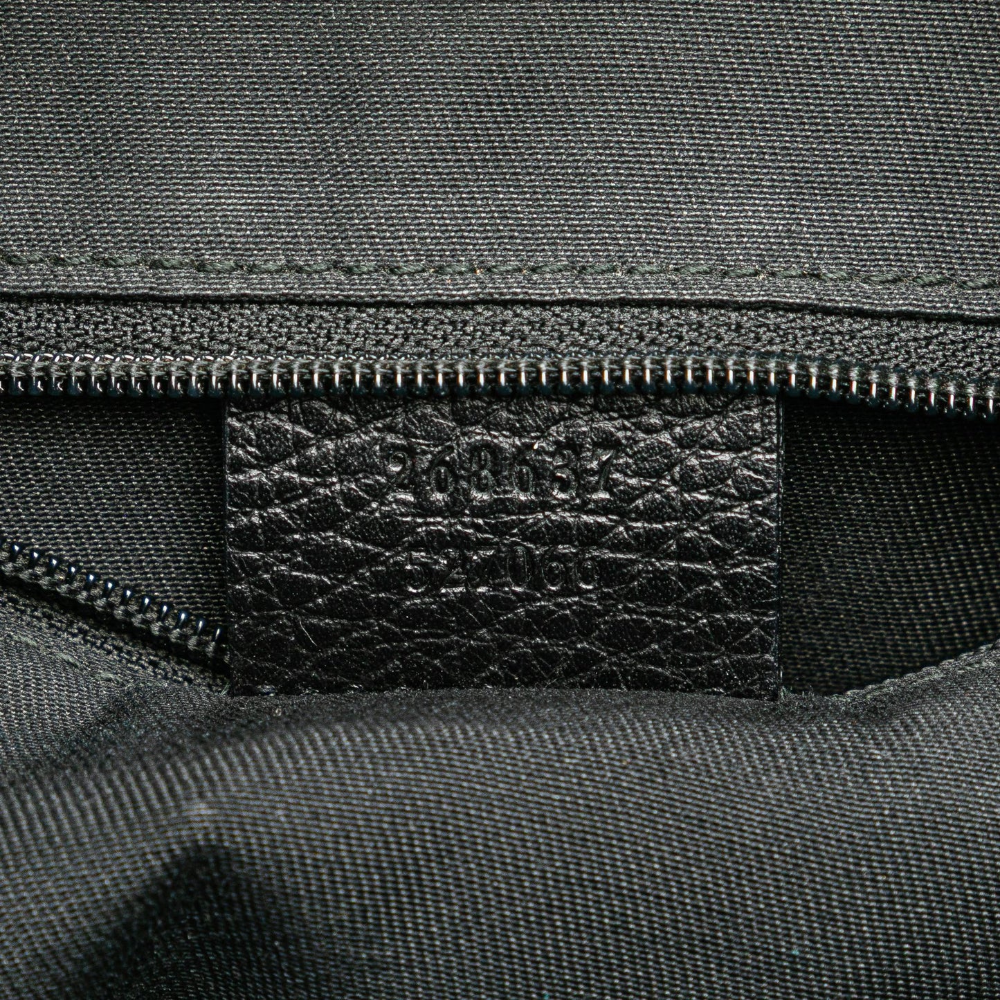 Gucci Pebbled Leather Abbey D Ring Shoulder Bag