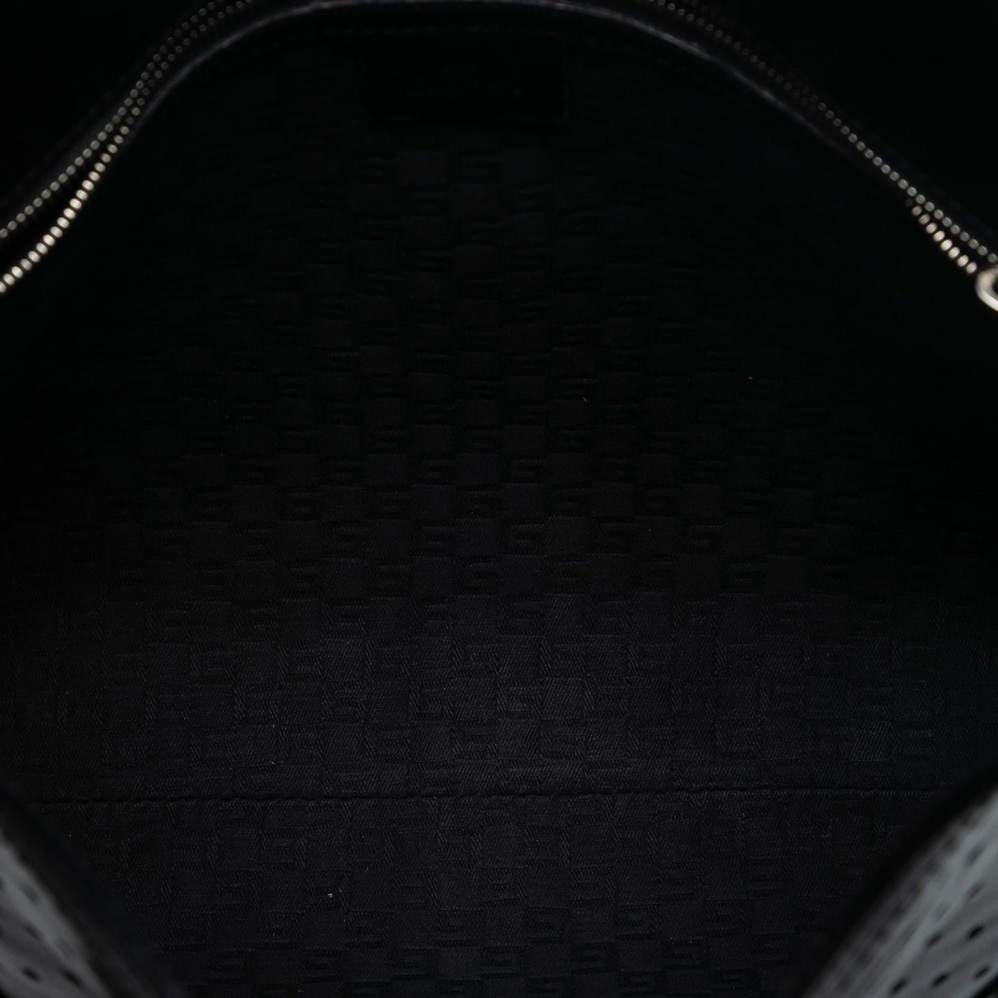 Gucci Perforated Calfskin Interlocking G Reins Satchel