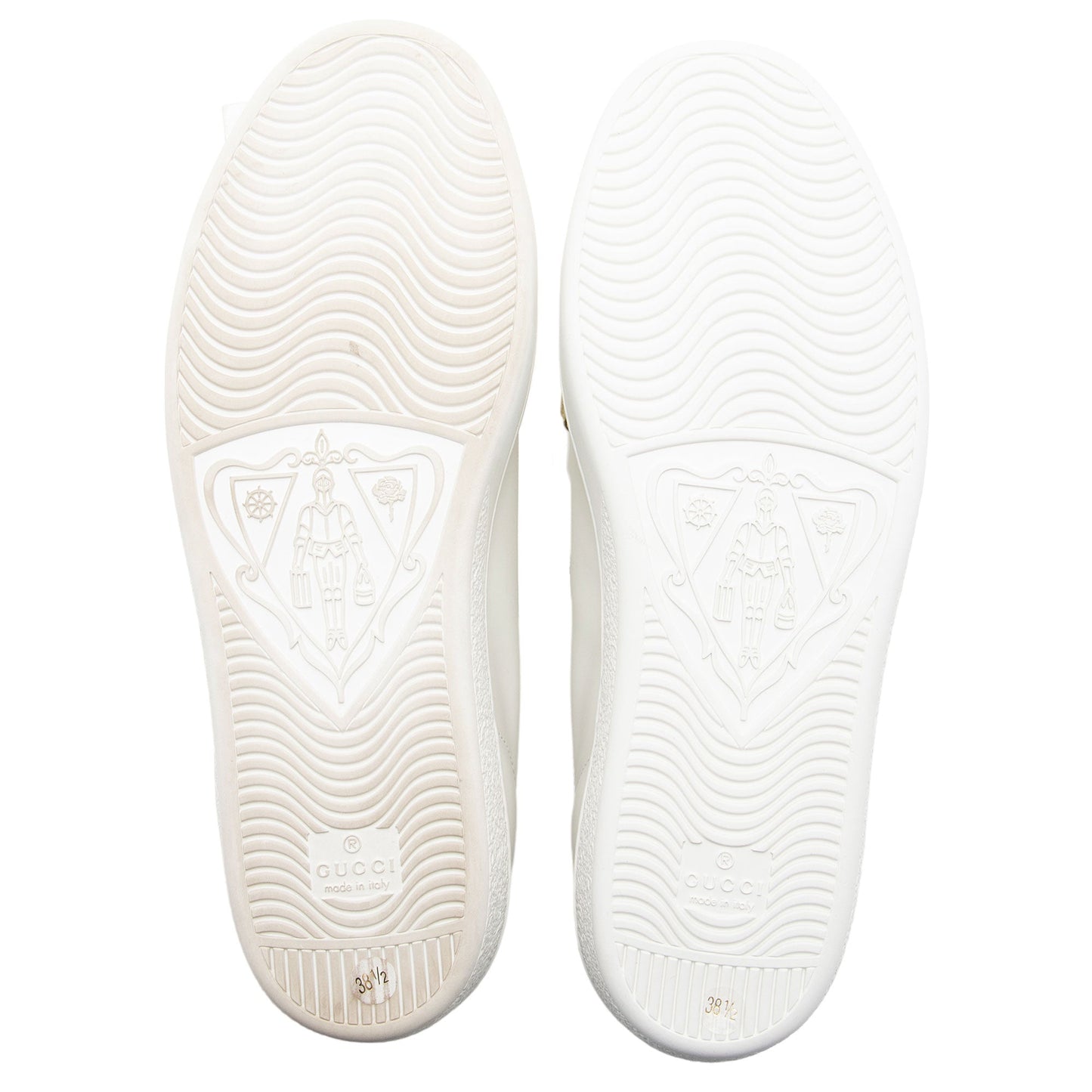 Gucci Perforated Leather Interlocking GG Ace Sneakers - Size 8.5 / 38.5 (SHF-IEm56f)