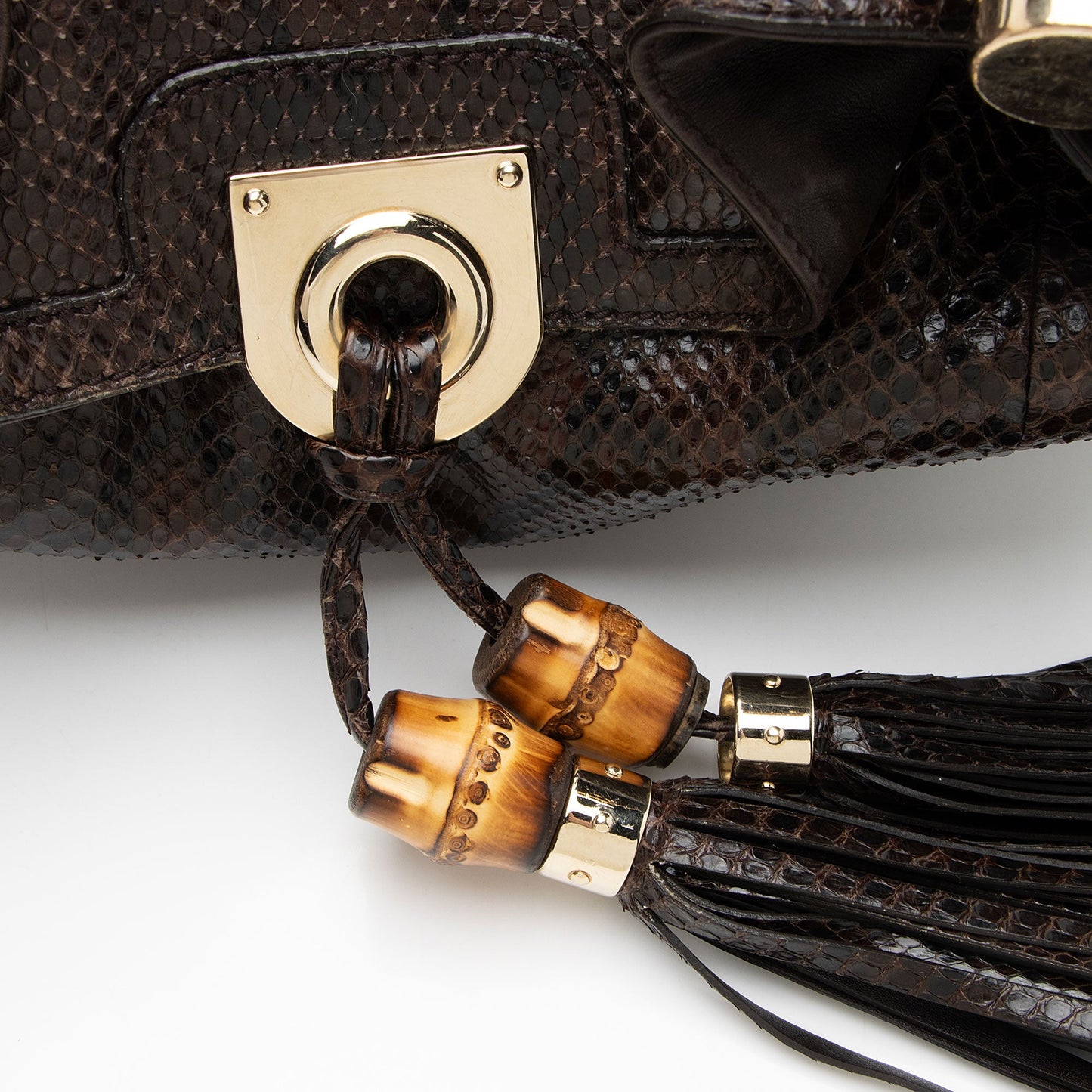 Gucci Python Indy Medium Satchel