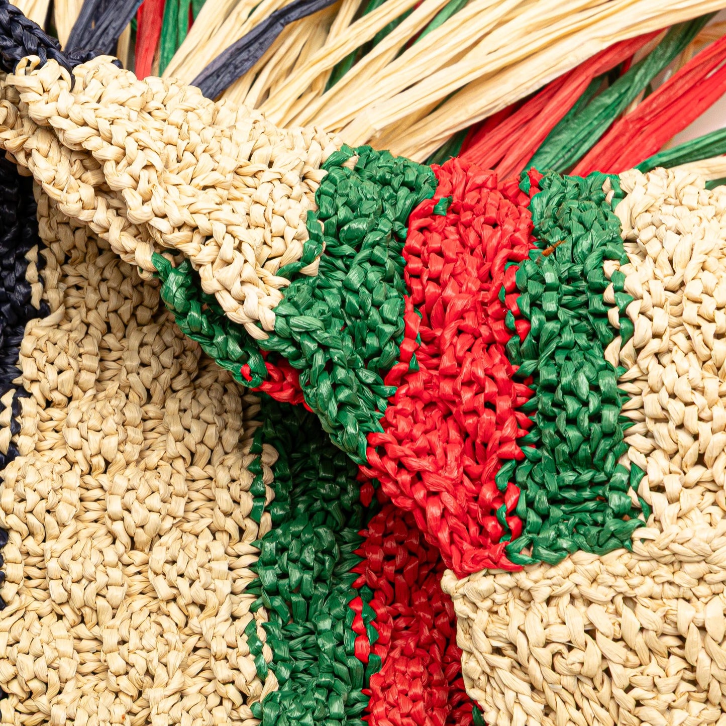 Gucci Raffia Web Crossbody
