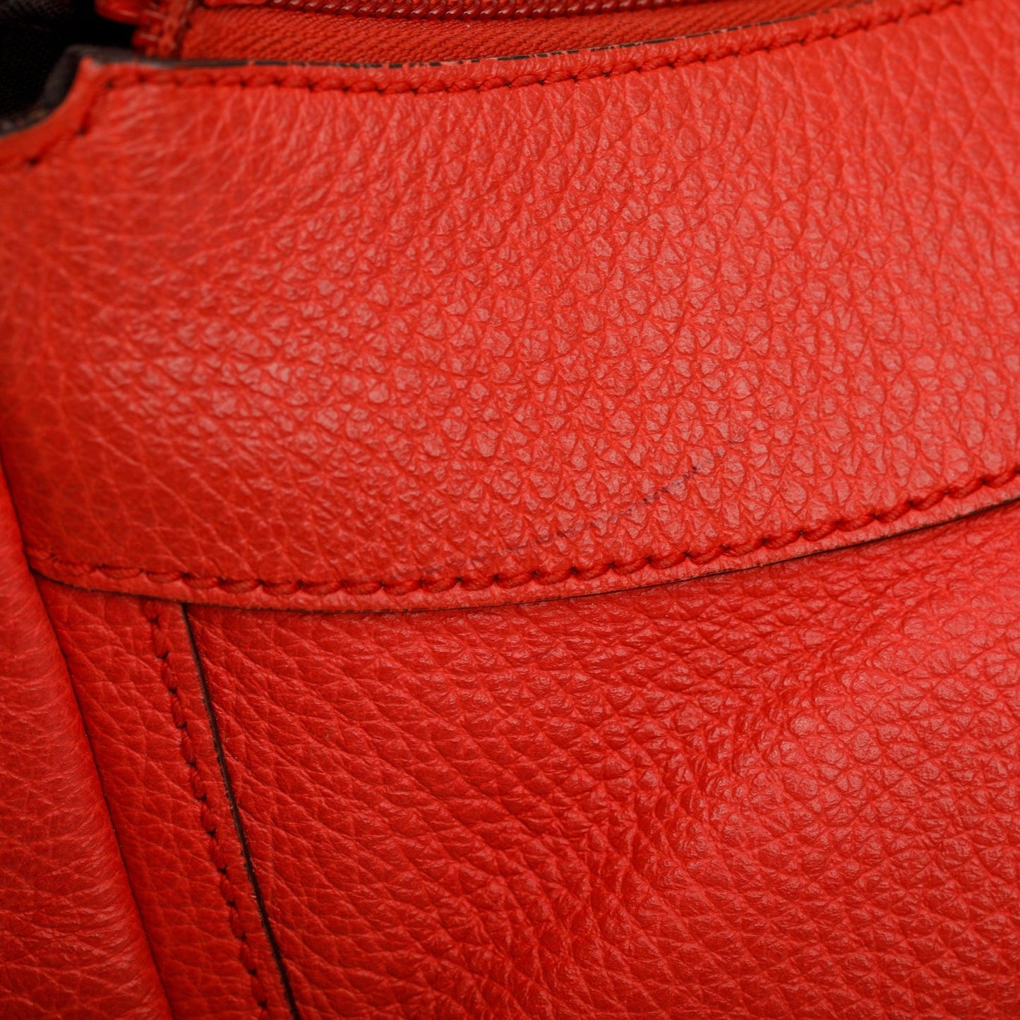 Gucci Red Leather Medium Abbey D-Ring Hobo