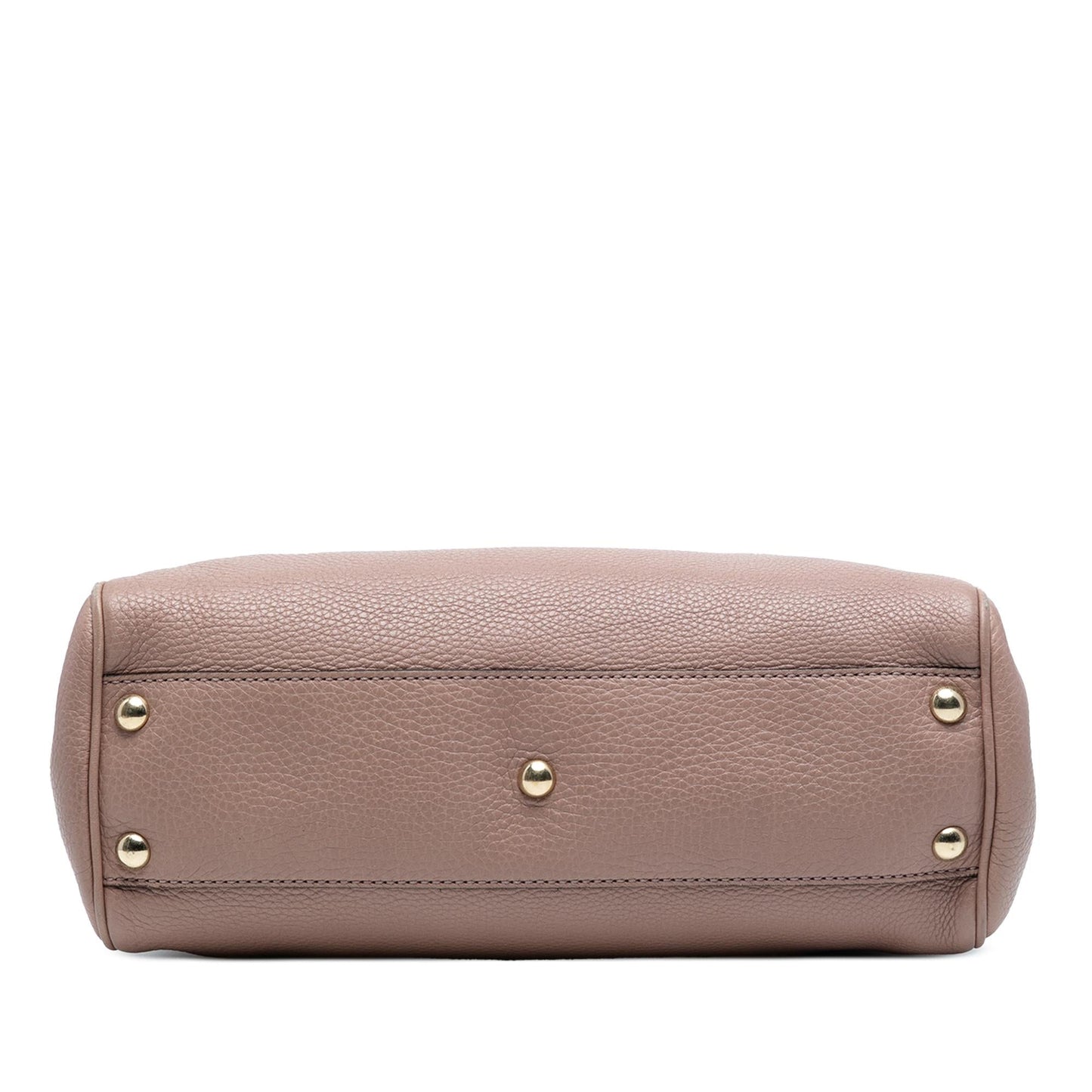 Gucci Small Calfskin Bamboo Shopper Satchel