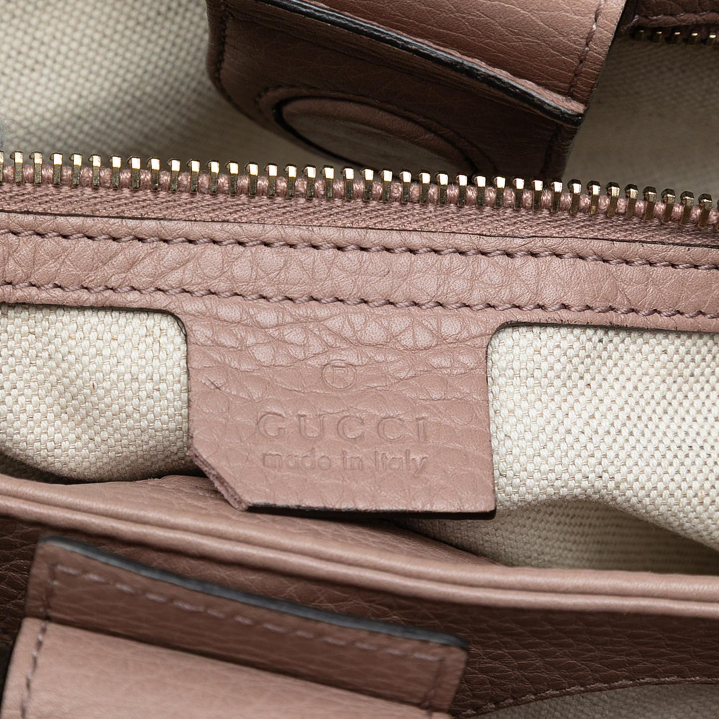 Gucci Small Calfskin Bamboo Shopper Satchel
