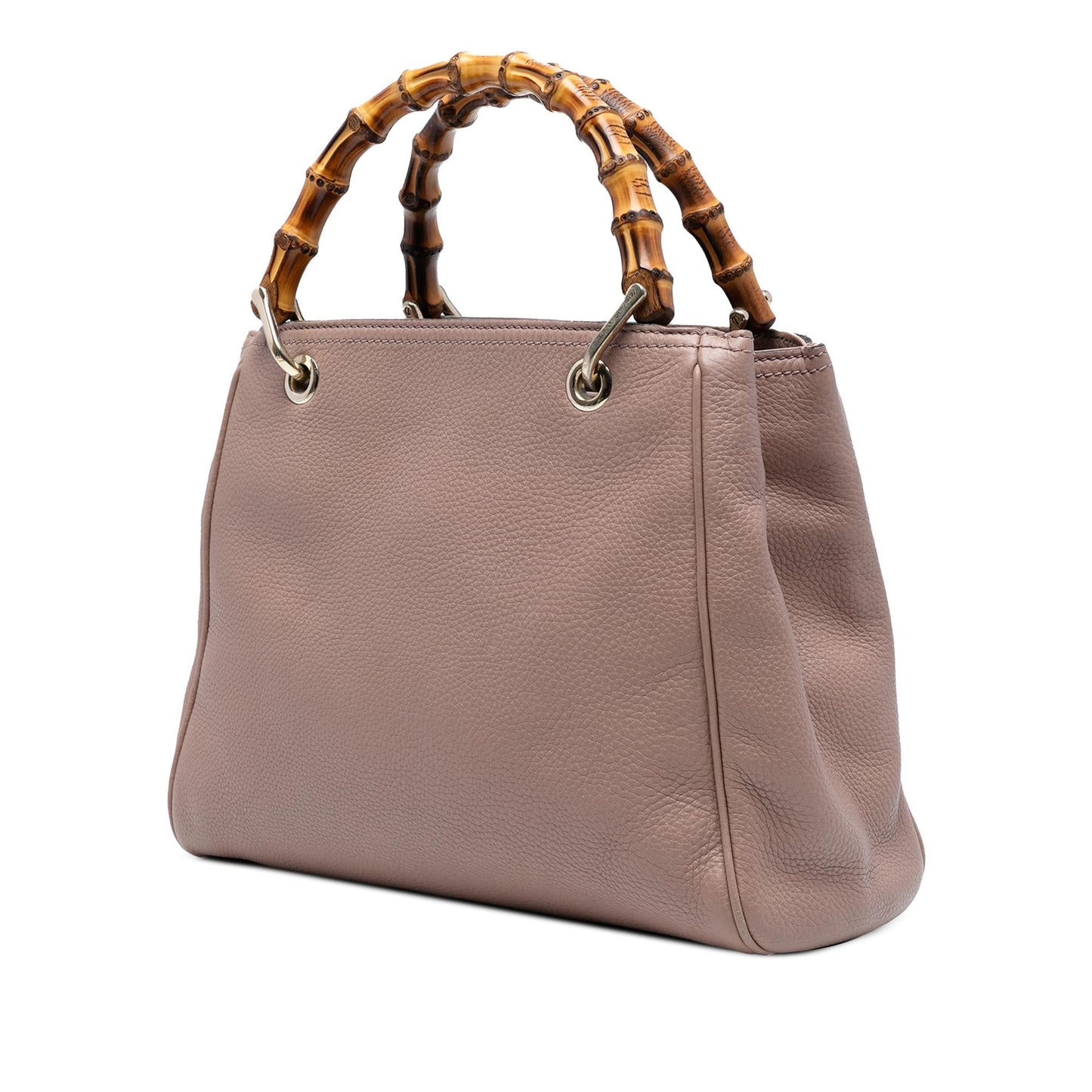 Gucci Small Calfskin Bamboo Shopper Satchel