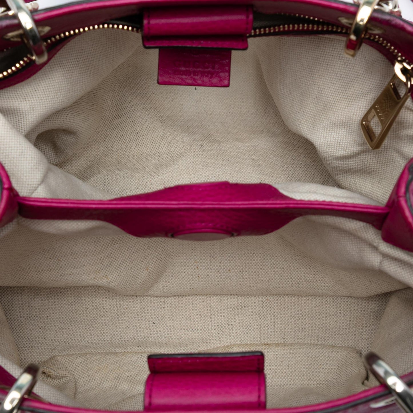 Gucci Small Calfskin Bamboo Shopper Satchel