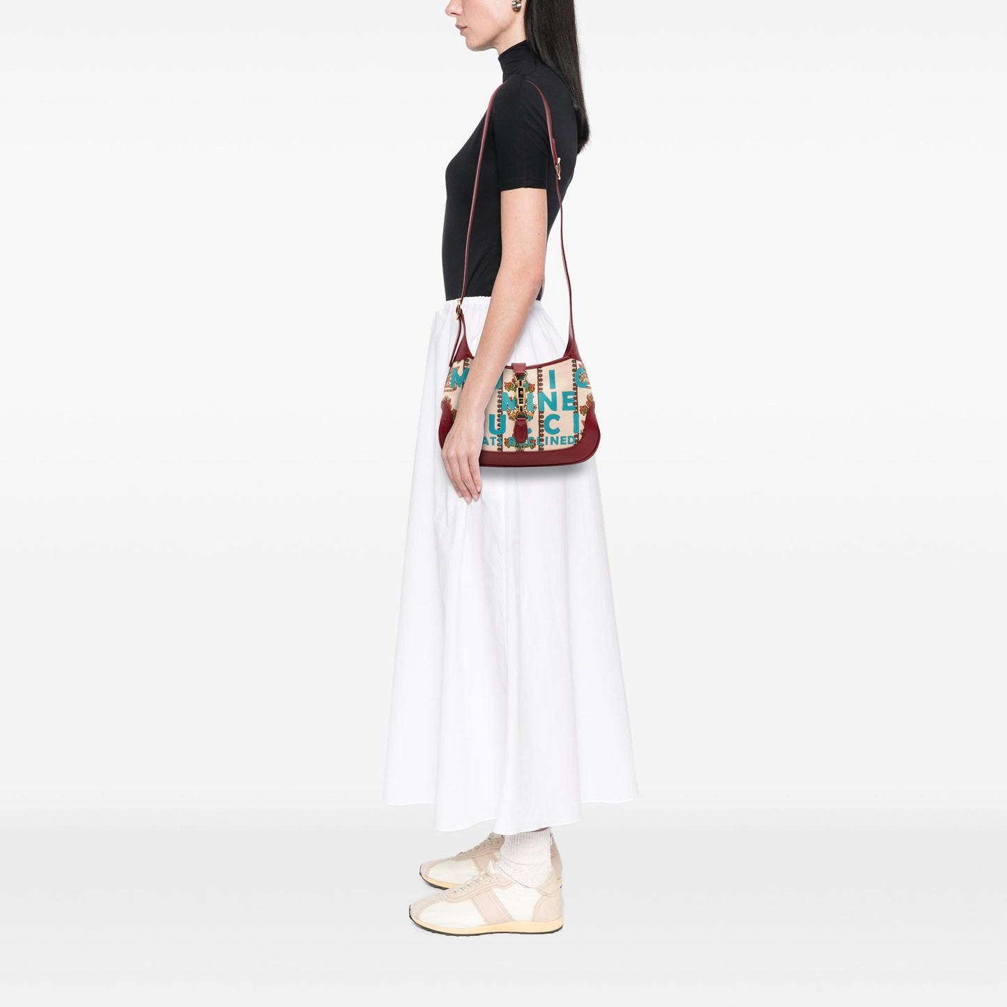 Gucci Small Canvas 100 Centennial Music Jackie 1961 Crossbody