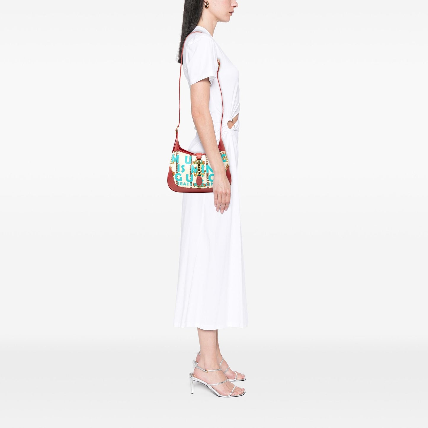 Gucci Small Canvas 100 Centennial Music Jackie 1961 Crossbody