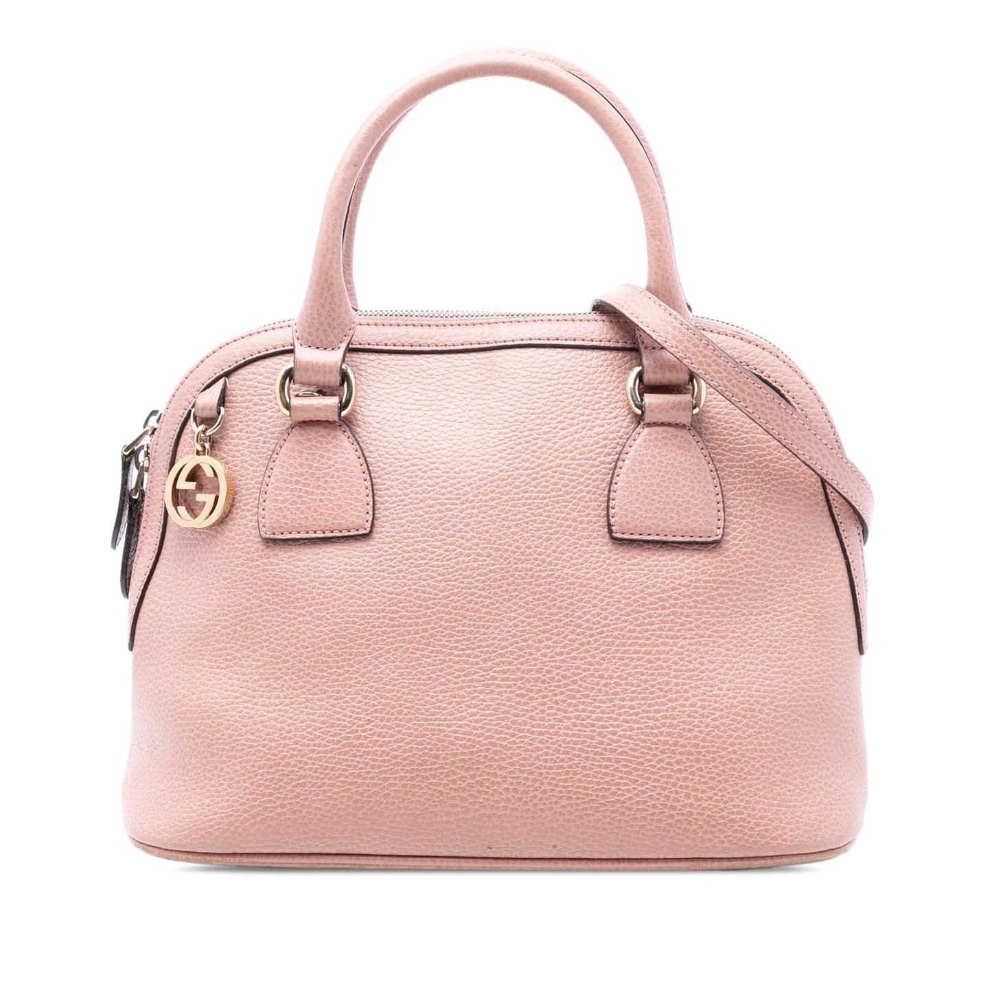 Gucci Small Dollar Calfskin GG Charm Dome Satchel