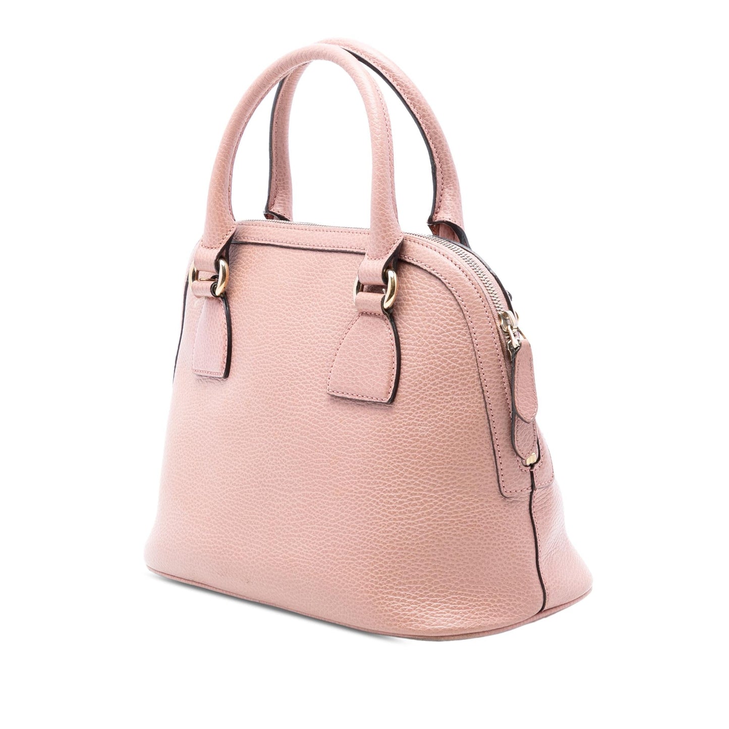 Gucci Small Dollar Calfskin GG Charm Dome Satchel