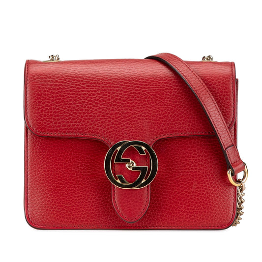 Gucci Small Dollar Calfskin Interlocking G Crossbody