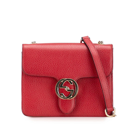 Gucci Small Dollar Calfskin Interlocking G Crossbody