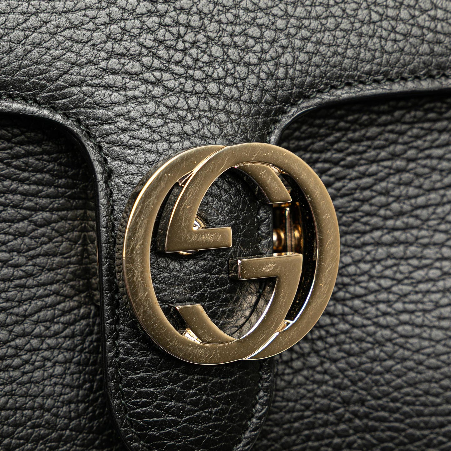 Gucci Small Dollar Calfskin Interlocking G Crossbody