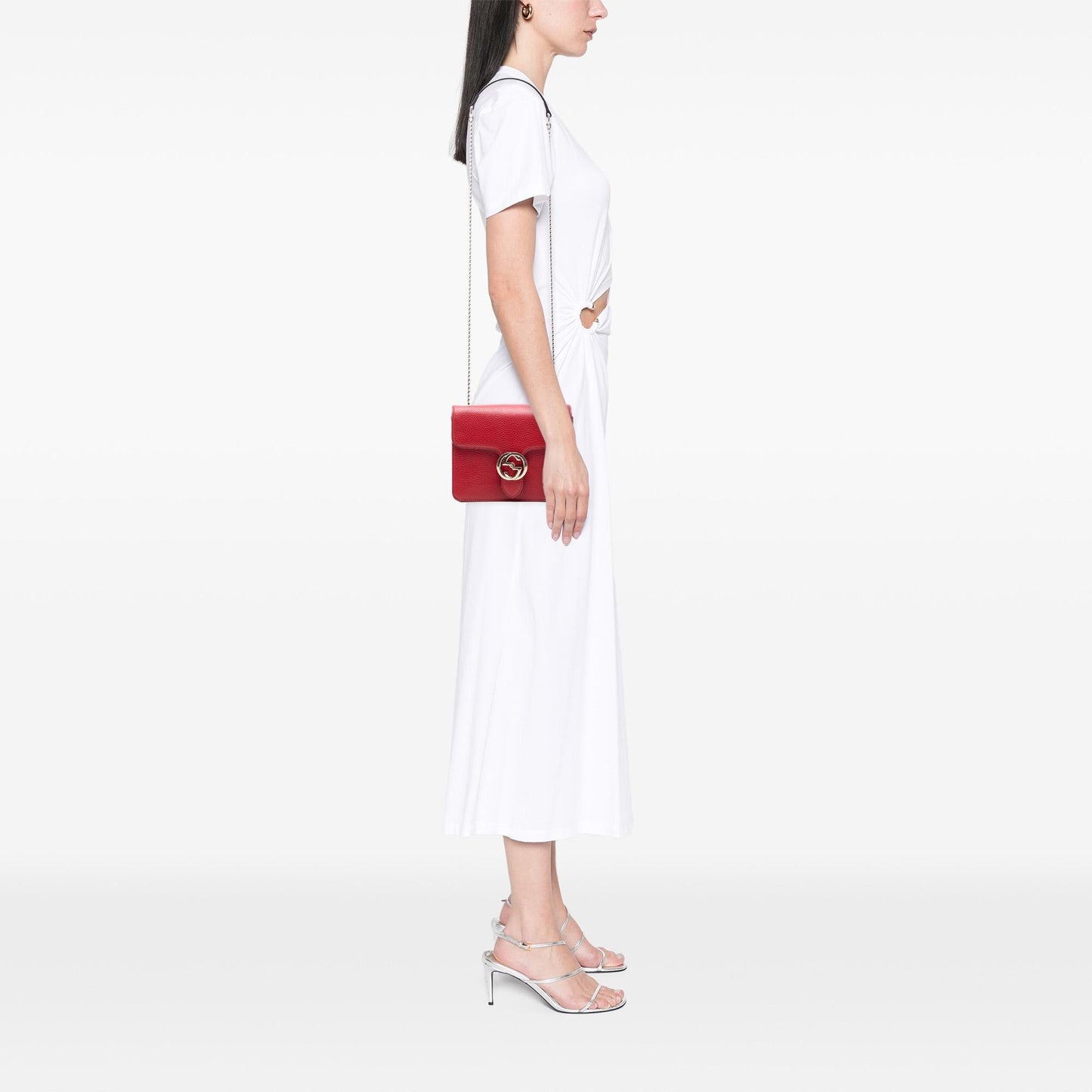 Gucci Small Dollar Calfskin Interlocking G Crossbody
