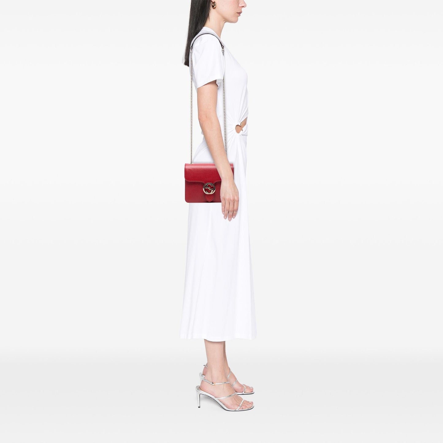 Gucci Small Dollar Calfskin Interlocking G Crossbody