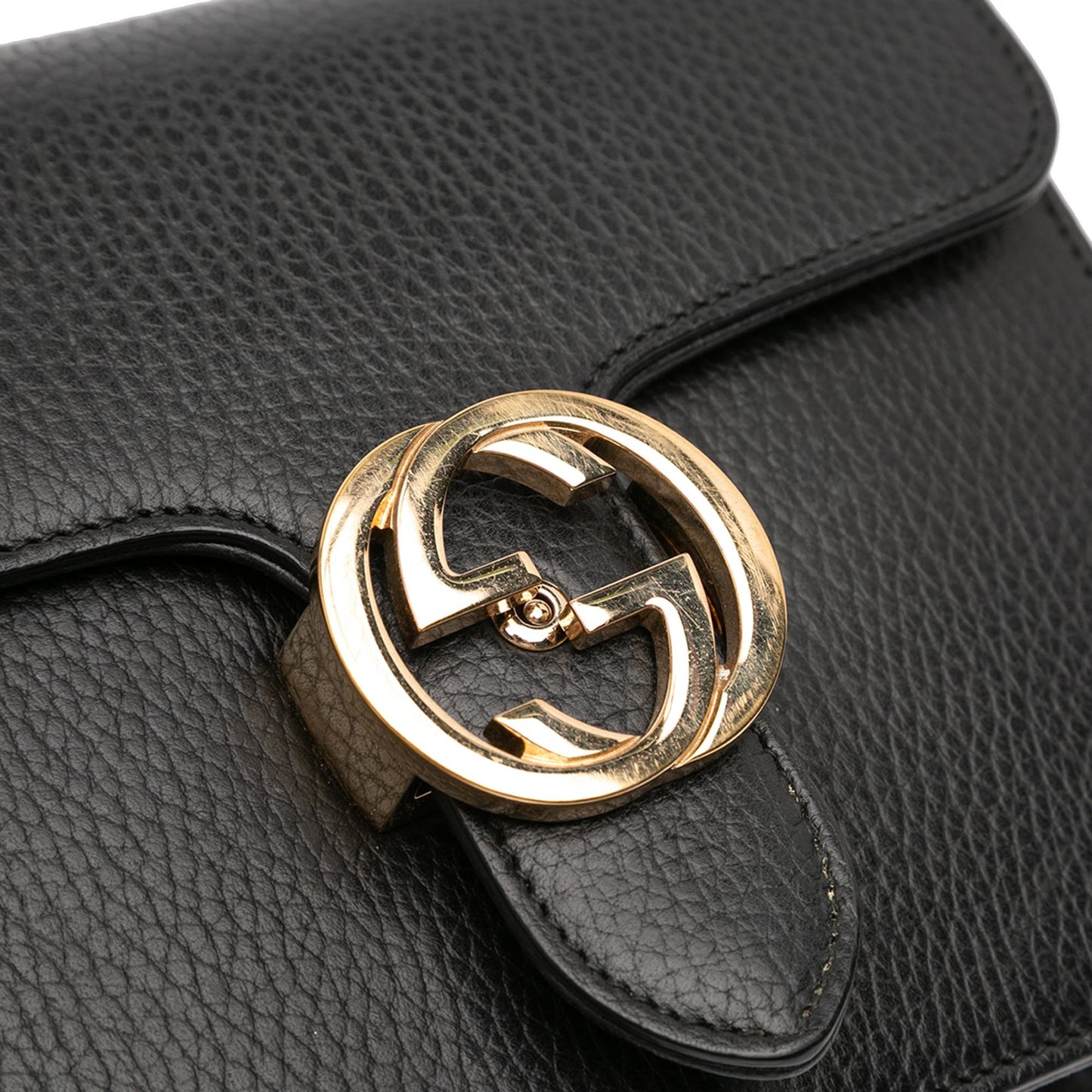 Gucci Small Dollar Calfskin Interlocking G Crossbody