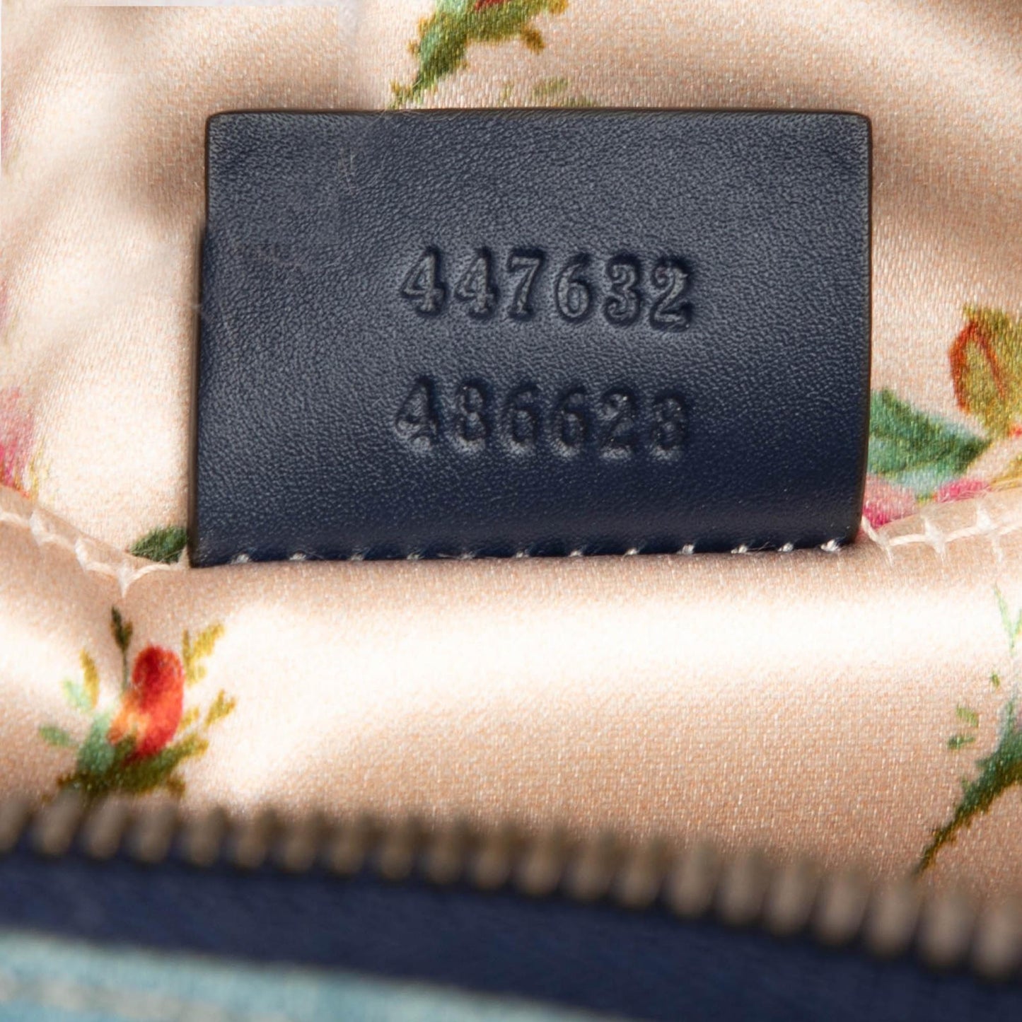 Gucci Small GG Marmont Matelasse Denim Pearly Crossbody