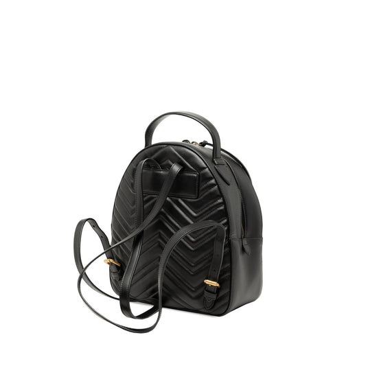 Gucci Small GG Marmont Matelasse Leather Animalier Backpack