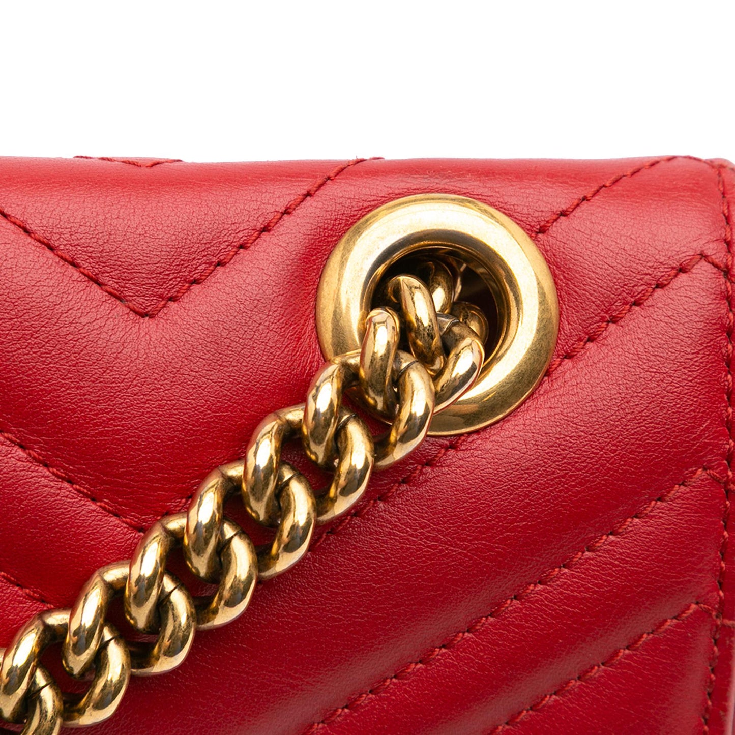 Gucci Small GG Marmont Matelasse Leather Flap Crossbody