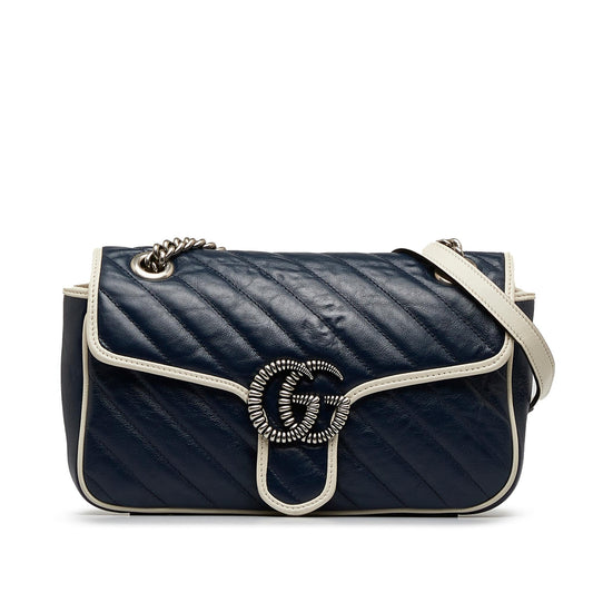 Gucci Small GG Marmont Matelasse Leather Torchon Crossbody (SHG-dHxU09)