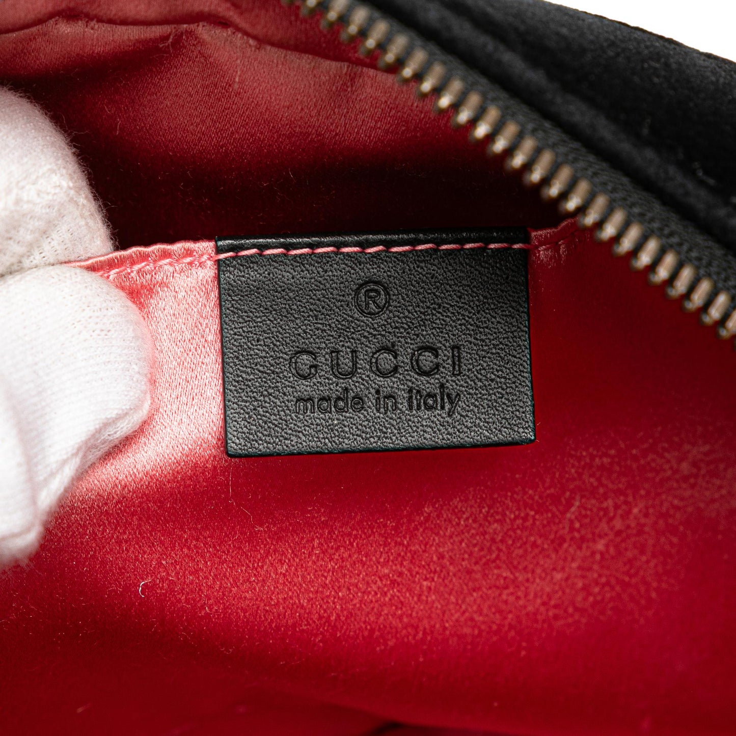 Gucci Small GG Marmont Matelasse Velvet Crossbody
