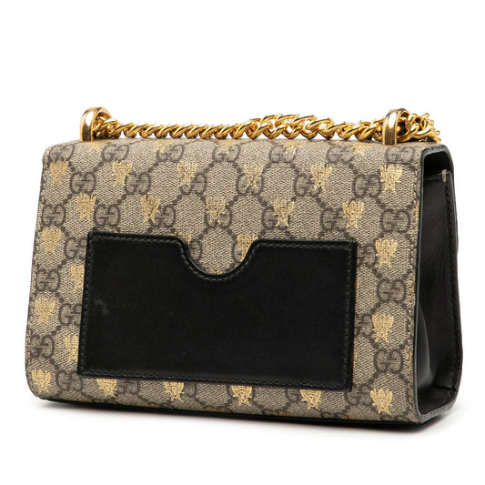 Gucci Small GG Supreme Bee Padlock Crossbody