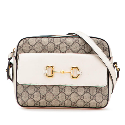 Gucci Small GG Supreme Horsebit 1955 Crossbody
