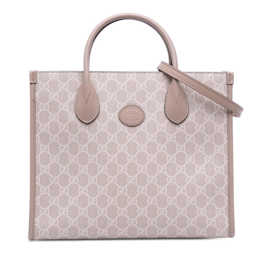 Gucci Small GG Supreme Interlocking G Tote