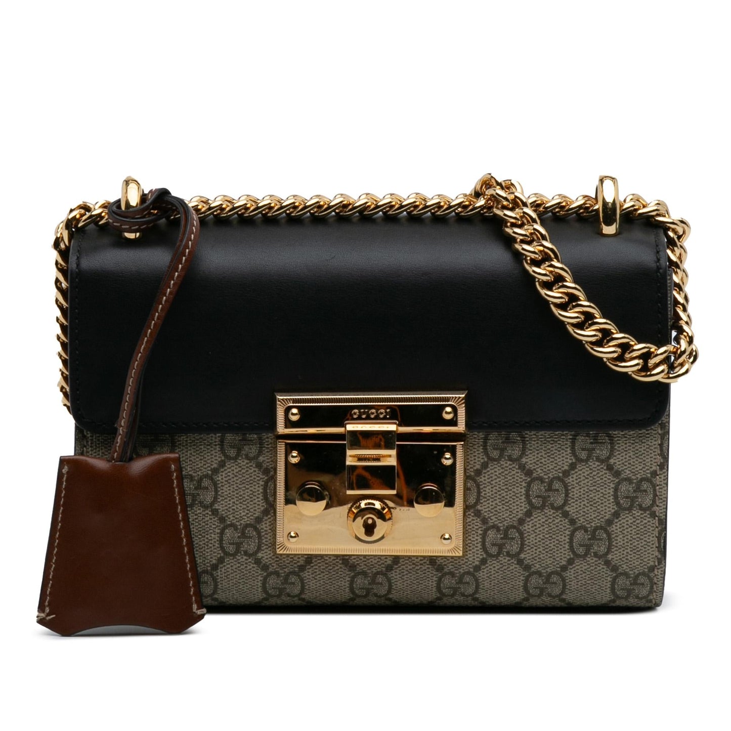 Gucci Small GG Supreme Padlock Crossbody