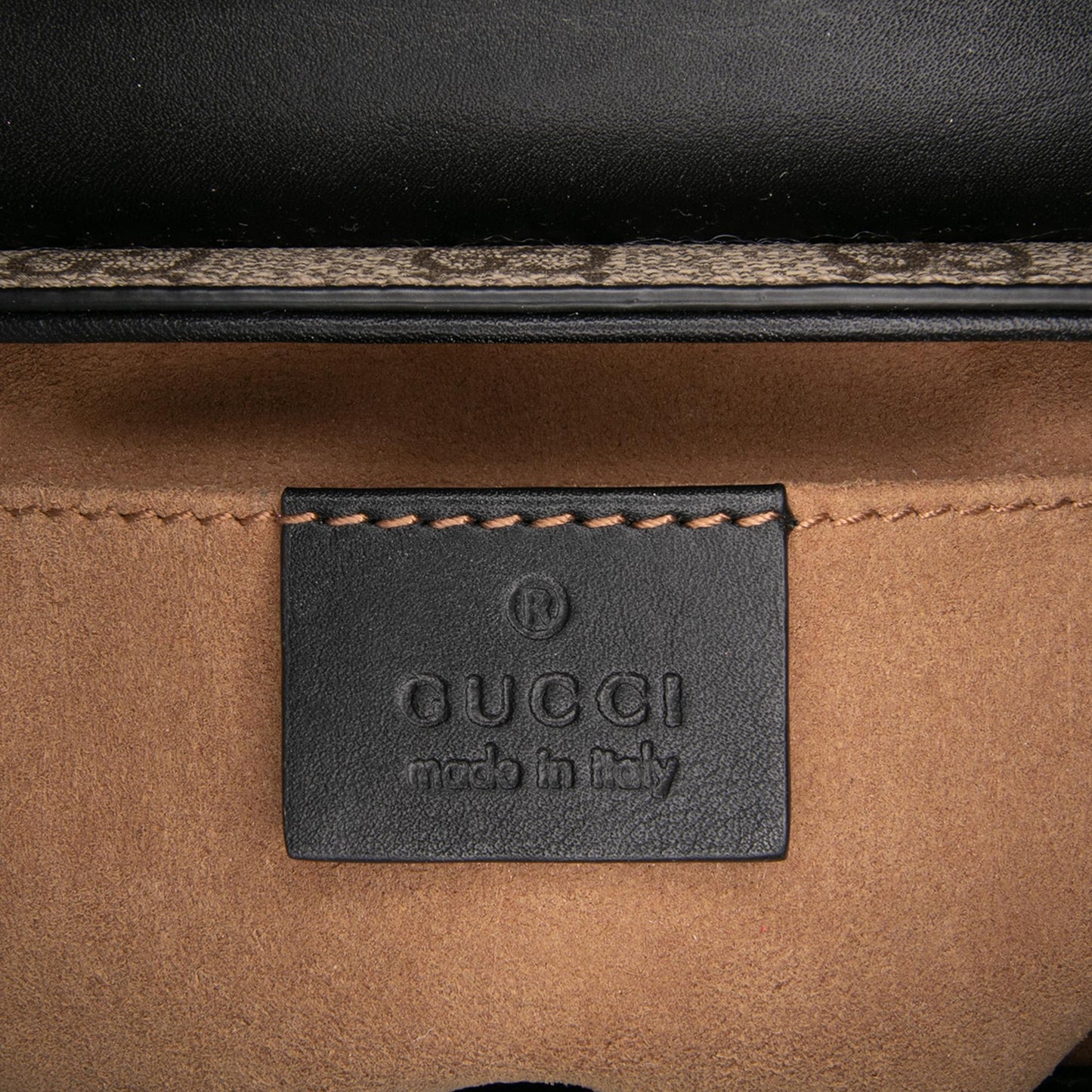Gucci Small GG Supreme Padlock Crossbody