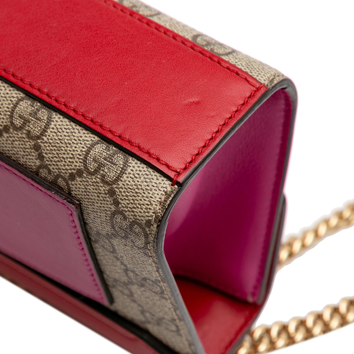Gucci Small GG Supreme Padlock Crossbody